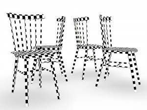 tucker dining chair Model 3D