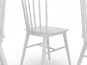 tucker dining chair Model 3D