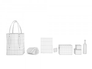 picnic bag 3D Model