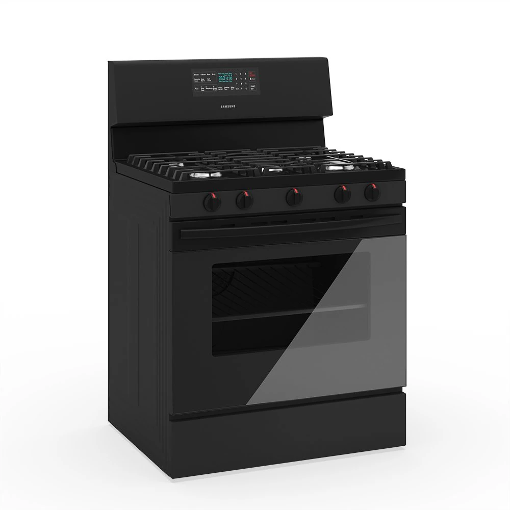 forno a gas da installazione indipendente Modello 3D .c4d .max .obj .3ds .fbx .stl .blend 