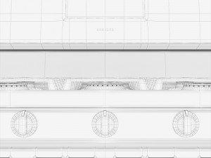 freestanding gas oven 3D Модель