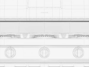 forno a gas da installazione indipendente Modello 3D