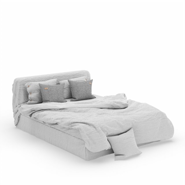linen bedding set v1 3Dモデル .c4d .max .obj .3ds .fbx .stl .blend 