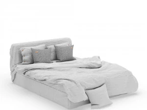 린넨 침구 세트 v1 3D 모델