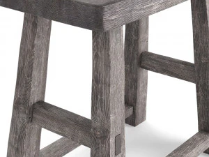 rustic stool 3D Model