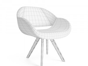 volpe armchair 3D 모델