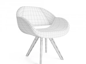 volpe armchair 3D Model