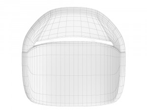 volpe armchair 3D 모델