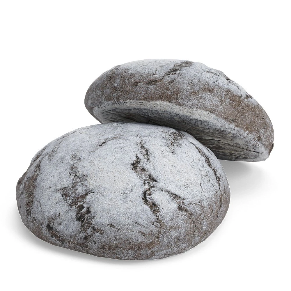 homemade bread 3D Model .c4d .max .obj .3ds .fbx .stl .blend