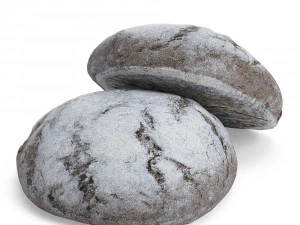 自家製パン 3Dモデル