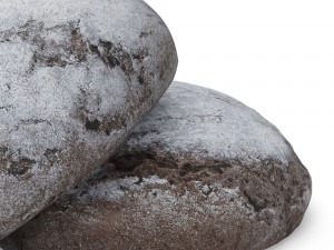 homemade bread 3D 모델