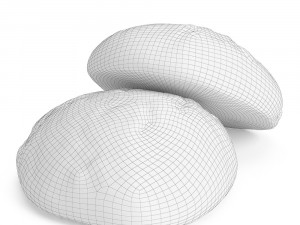 homemade bread 3D 모델