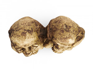 two wise monkeys 3D Model