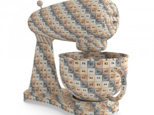 generic kitchen mixer 3D 모델