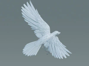 eagle triangle gold 3D Model