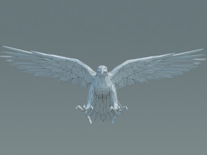 eagle triangle gold 3D Model
