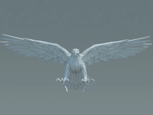 eagle triangle gold 3D Model