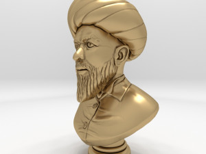 bust historical scientist 3D Model