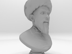 bust historical scientist 3D Model