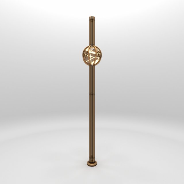 street light muynak 3D-Modell .c4d .max .obj .3ds .fbx .stl .blend 