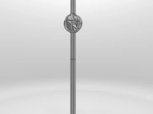 street light muynak 3D Model