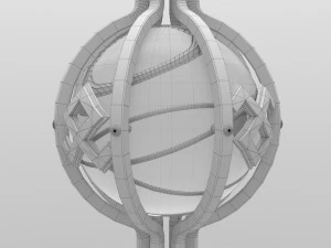 street light muynak 3D Model
