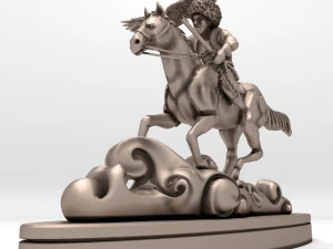 hunter statue 3D Model