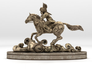 hunter statue 3D Модель