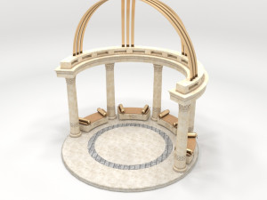 alcove altanka muynak 3D Модель