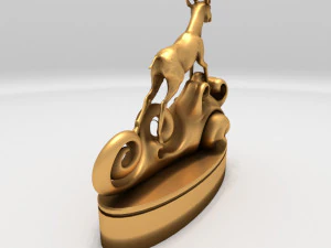 asian deer 3D Model