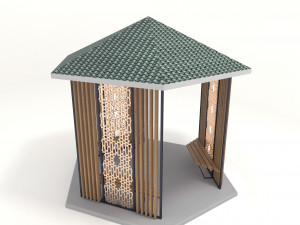 alcove hexagon 3D Model