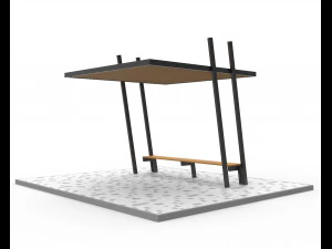 알코브 하이테크 3D 모델