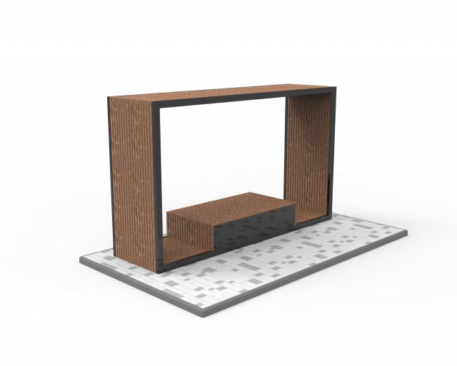 alcove for city 3D Model .c4d .max .obj .3ds .fbx .stl .blend 
