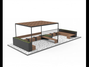 gazebo Model 3D