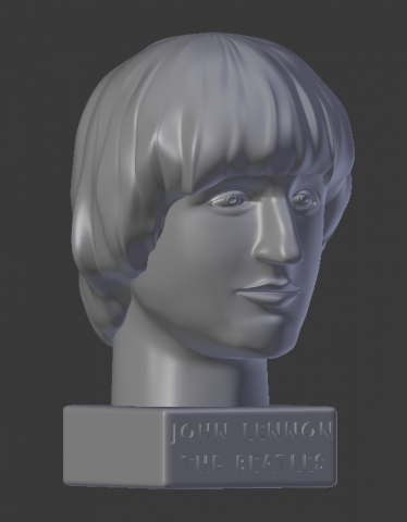 S The Beatles 3D Print Model .c4d .max .obj .3ds .fbx .stl .blend 