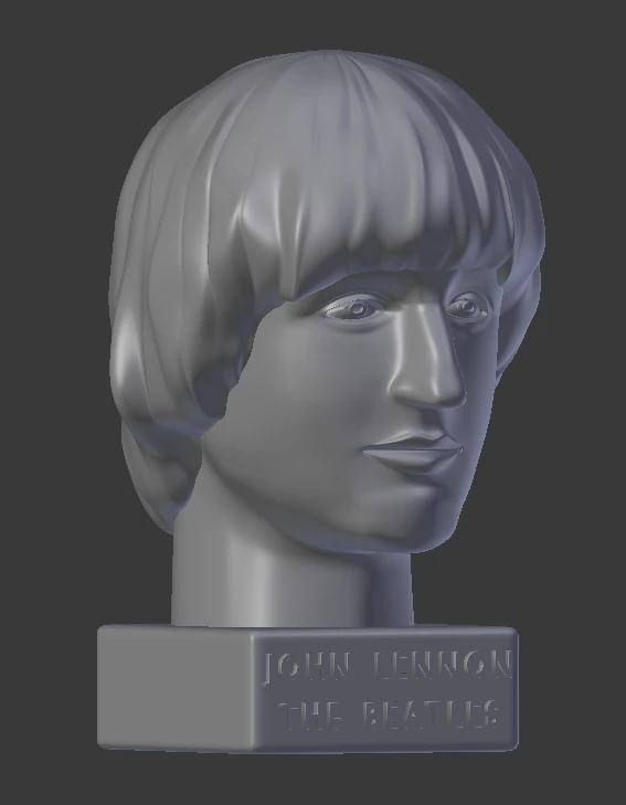 S The Beatles 3D Print Model .c4d .max .obj .3ds .fbx .stl .blend