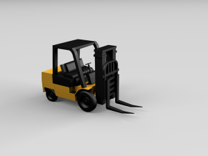 forklift truck 3D Model
