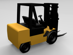 forklift truck 3D Model