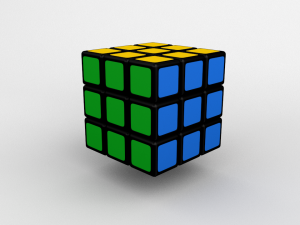rubiks cube 3D Model