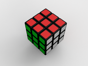 rubiks cube 3D Model