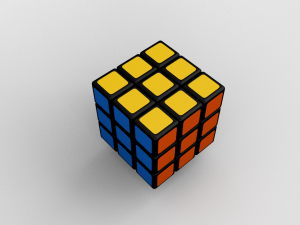 rubiks cube 3D Model