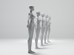 Stylized Female Basemesh Modelo 3D