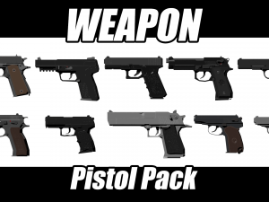 Pistol Pack 3D Model