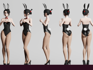 Bunny Girl 3D Model