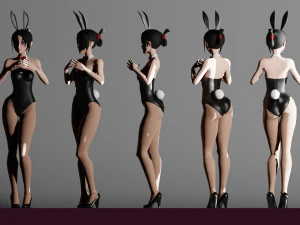 Bunny Girl 3D Model