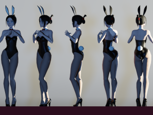 Bunny Girl 3D Model