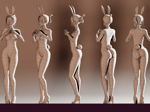 Bunny Girl 3D Model