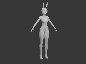 Bunny Girl 3D Model