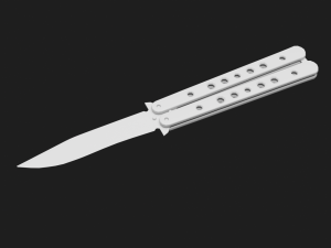 Balisong Knife 3Dモデル