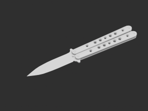 Balisong Knife 3Dモデル